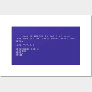 Commodore Boot Screen Disk Load Posters and Art